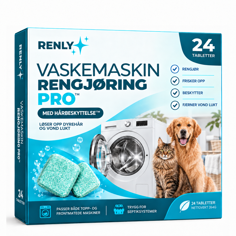 Renly Pro – Vaskemaskinrengjøring